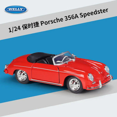 Welly 1:24 Diecast Porsche 356A Speedster Model Car